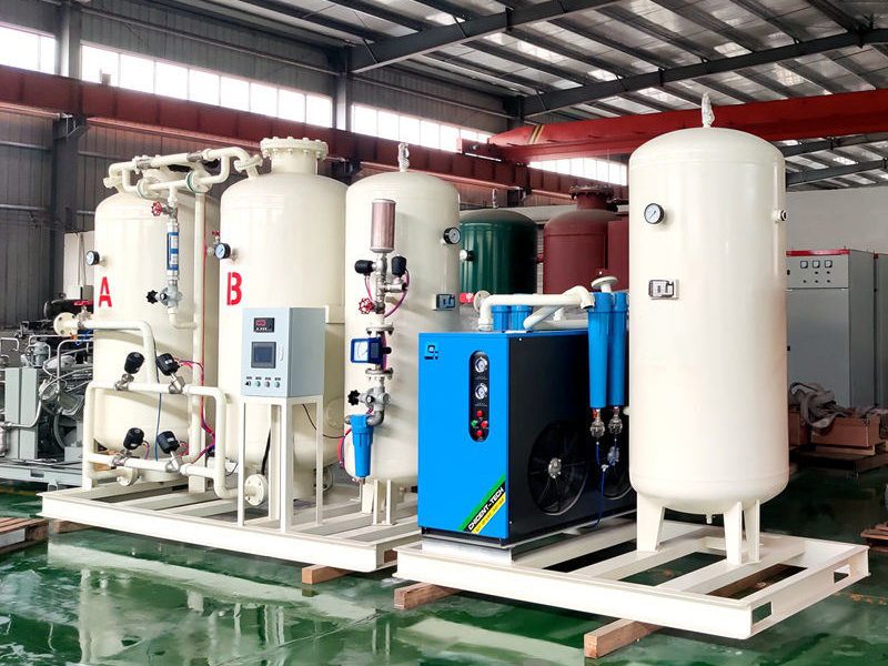 Efficient PSA oxygen plants designed for medical and industrial applications.